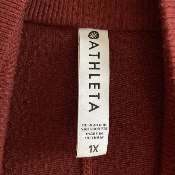 Athleta Pranayama long open cardigan sweater size 1X - Picture 3 of 5